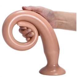 Deepleasure Gode long Tail Flex L 48 x 4.5 cm Flesh